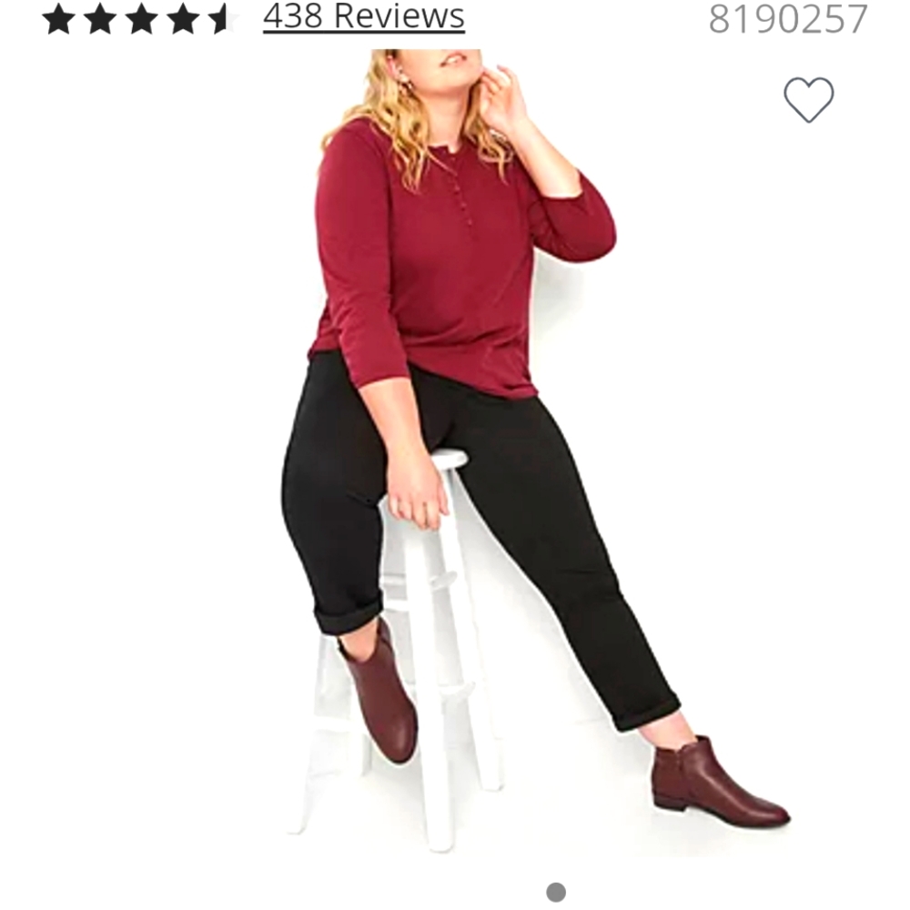 St. John's Bay black straight jeans